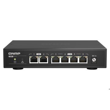 Switch Plug & Play - QNAP QSW-2104-2T - 2 ports 10GbE RJ45 - 4 ports 2,5GbE RJ45