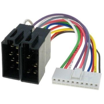 Câble Autoradio - KENWOOD - 10PIN - Connecteur ISO - Universel - Noir