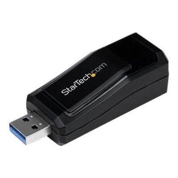 Adaptateur réseau - STARTECH - USB 3.0 vers RJ45 - Gigabit Ethernet - 10/100/1000Mbps - Noir