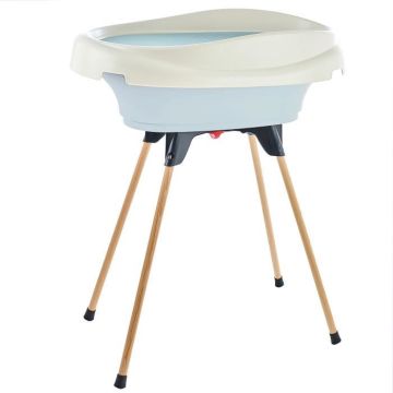 Pack plan à langer et baignoire - THERMOBABY - VASCO - Fleur Bleue - 2 en 1