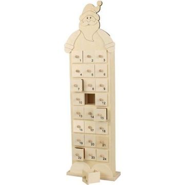 Calendrier de l'Avent à décorer Père Noël