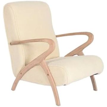 Fauteuil - HOME ESPRIT - Blanc - 1 place - 57 x 55 x 85 cm - Relaxation