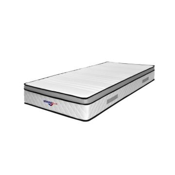 Lot de 2 Matelas marie a Ressorts Ensaches 3,5 cm face de contact latex Matelas face de contact latex en 75 Kg-m3 - 90x190...