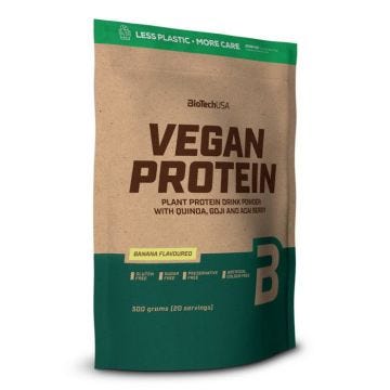 Protéines vegan BioTech USA - Vegan Protein - Banana 500g
