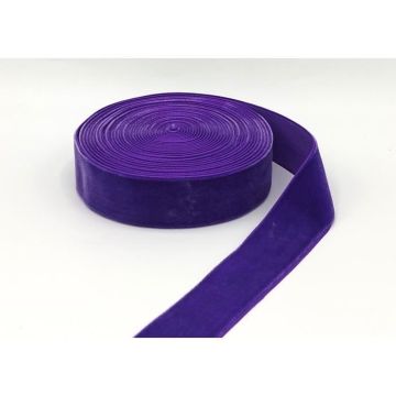 Ruban Sangle Décoratif - AnseTendance - 10m - Velours Polyester - 25mm - Couleur Violet