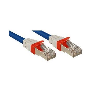 LINDY Câble réseau patch cat.6A S/FTP PIMF Premium - Cuivre - 10 Gbit - 500Mhz - LSOH - 20m - Bleu