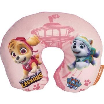 Coussin de Cou - Paw Patrol - Fille - Rose - Taille Unique - Doux et Léger