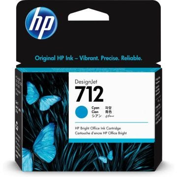 cartouche d'encre HP 712 29ML CYAN INK CARTRIDGE T630-T230