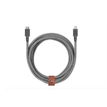 Native Union Câble ceinture USB-C vers Lightning Zebra 3m - 4895200429814