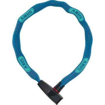 Antenne antivol - portique antivol Abus - 90289 - 6806K/85 Cadenas de chaîne Unisex, Bleu (Neon Blue), 85 cm
