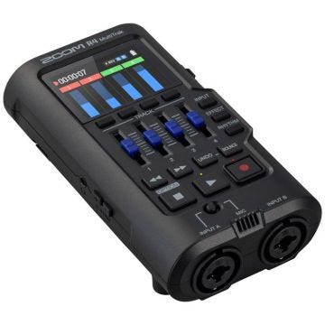 Enregistreur 4 pistes - ZOOM - R4 - 32 bits - 6 entrées XLR - Micro intégré