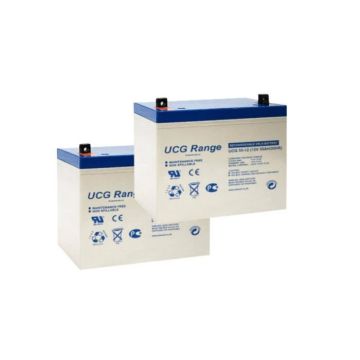 Lot de 2 batterie gel solaire 12V 55Ah UCG Ultracell