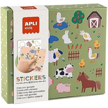 APLI Kids- Jeu de gommettes, 19431, Multicolore, Taille Unique