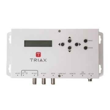 Modulateur HDMI vers COFDM – Triax MOD103T – Full HD Jusqu'à 1080p@30Hz Pixel, 12 V CC, Idéal pour les installations domestiques