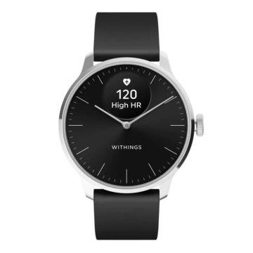 Montre Connectée Suivi Santé Étanche 50m Autonomie 30j ScanWatch Light Withings Noir