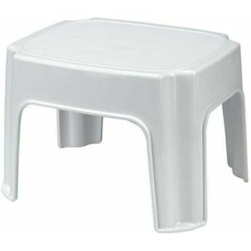 Tabouret - BIGBUY HOME - Blanc - Dimensions 36x29x24 cm - Utilisation Intérieure - Non réglable