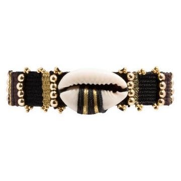 Bracelet femme - HIPANEMA - Bracelet Hipanema Sunkiss Black - Taille/Longueur:18 cm