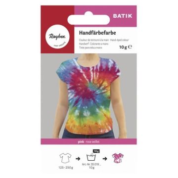 Batik - couleur de teinture à la main, rose oeillet, 10g