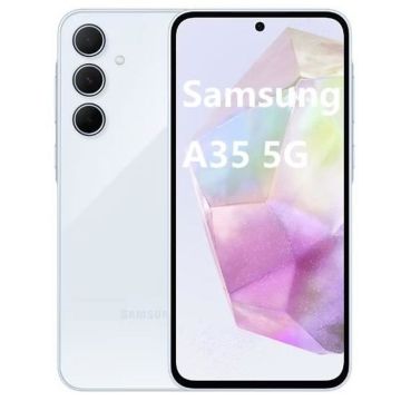SAMSUNG Galaxy A35 5G Smartphone 8 + 256Go Bleu - Version Global