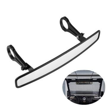 Rétroviseur central avec design convexe UTV et pince de serrage 1,75 "pour Polaris tout-terrain RZR 800 1000 S 900 XP Kawasaki noir
