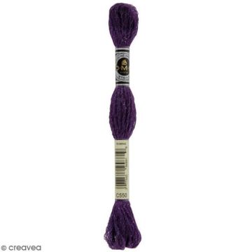 Fil à broder - DMC - Mouliné Etoile - 8 m - Coloris C550 - Coton et polyamide