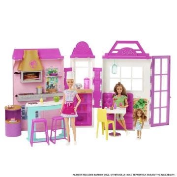 Barbie – Restaurant de Barbie + poupée