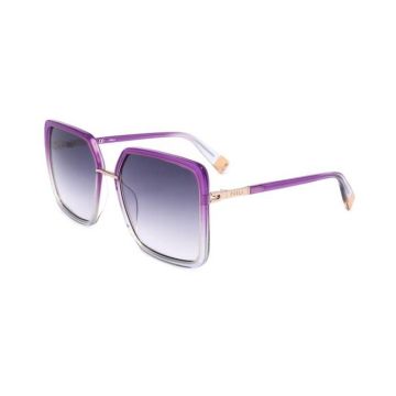 Lunettes de Soleil Furla SFU622 57/18/135 0594 SHINY LIGHT GOLD STAINLESS STEEL WOMAN FUR SUN SFU622 0594 57 18 135