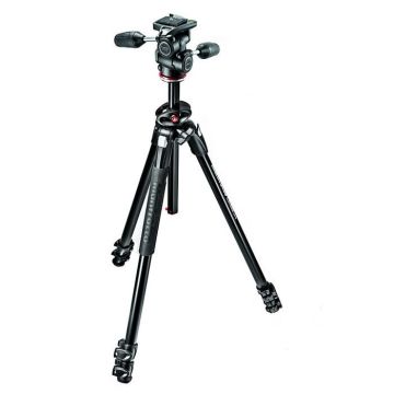 Manfrotto trépied mk290dua3-3w kit 290 dual 90° + rotule mh804-3w