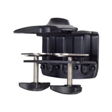 SilverStone SST-ARM22BC - Two ARM LCD LED support de montage pour écran, réglable, avec une rotation de 360°, s'incline vers le h...