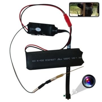 Mini Caméra Espion Wifi HD 1080P Détection de Mouvement Smartphone Iphone Pc USB + SD 8Go YONIS Noir