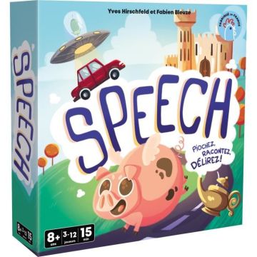 Speech - Asmodee - Invente une histoire - 4 mode de jeu - 15 minutes - Dès 8ans