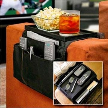 Organisateur pour accoudoir 6 Pochette Sofa Support télécommande sac canapé rangement de Maison