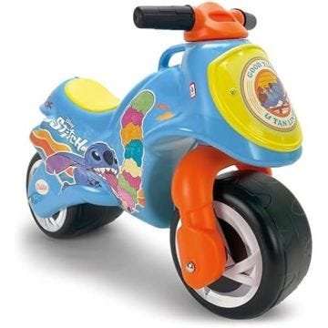 INJUSA Neox Stitch Moto sans pédales pour Enfants de 18 Mois à 3 Ans avec décoration permanente de Stitch, Roues en Plastique et