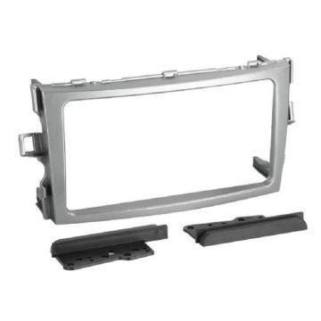 Support Autoradio 2DIN compatible avec Toyota Verso 09-11 - Argent