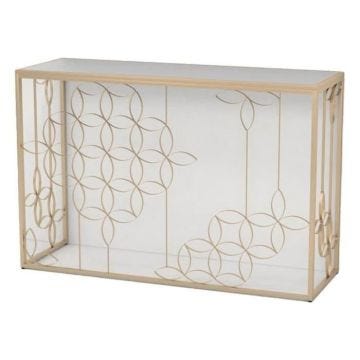 Console - DKD Home Decor - Miroir Doré - Métal - 120 x 40 x 80 cm - Design Contemporain