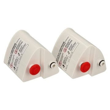 Cartouche anti-calcaire - MOULINEX - 2 pièces - Blanc - Pour Fer à réservoir XL Purely & Simply
