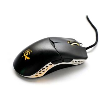 SOURIS FILAIRE GAMER DUCKY FEATHER HUANO RGB (NOIR-BLANC) DMFE20O-OAZP
