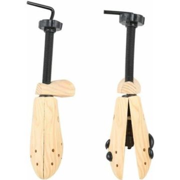 Embauchoir en bois réglable, 1 Pc Femmes Hommes Embauchoirs a Chaussures Arbres en Bois Réglable Stretcher Brancard pour EU 42-46