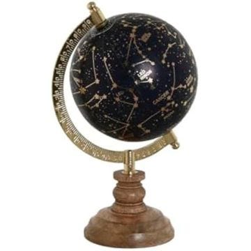 Globe terrestre - HOME ESPRIT - Vintage - Multicolore - 15 x 15 x 24 cm - Intérieur
