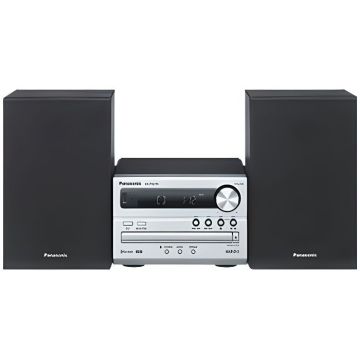 Micro-système PANASONIC SC-PM250 - Lecteur CD - 20W - Argent