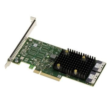Carte contrôleur PCIe 4.0 x8 Trimode SAS SATA NVMe 12GB avec 16 ports internes. OEM 9500-16i