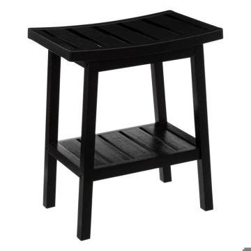 5five - tabouret rangement bambou noir