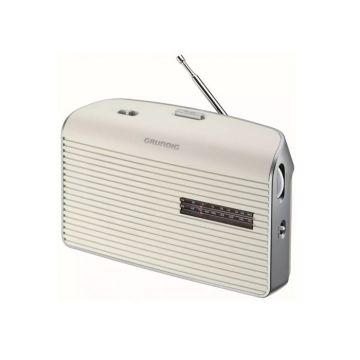 Radio portable - GRUNDIG - MUSIC60XWS - FM/MW analogique - Antenne télescopique - Blanc
