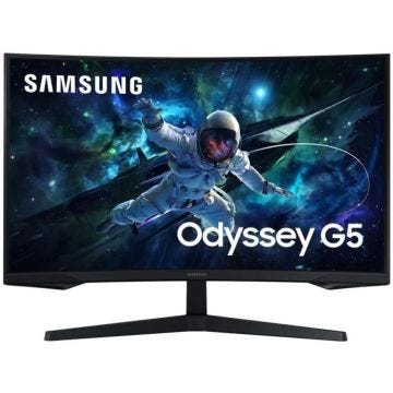 Ecran PC - SAMSUNG - G55C - 32" QHD - Dalle VA - 165Hz - 1ms - 1 HDMI 1 DP - Prise casque - Noir