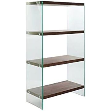 Étagère - DKD HOME DECOR - Standard - Bois MDF et verre - Marron - 40x80x150 cm
