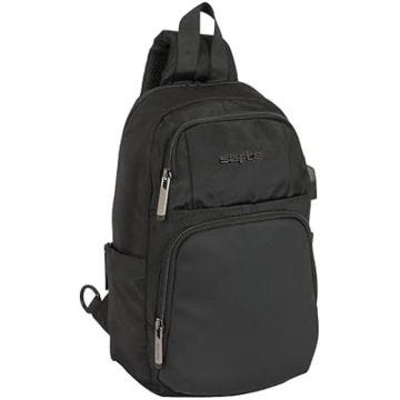 Safta BUSINESS - Mini sac à dos pour usage quotidien, avec 1 épaule, pour tablette de 11 pouces et USB, idéal pour les enfants de