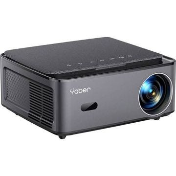 Yaber Projecteur Pro U6 LED Luminosité: 800 lm 1920 x 1080 Full HD noir