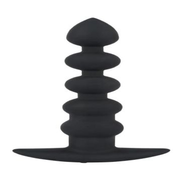 Plug anal - BLACK VELVETS - Rechargeable Beads - Silicone - Noir - Adulte - Anus - Anal