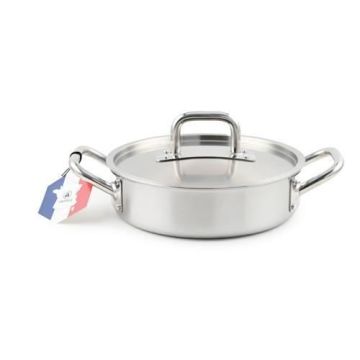 Sautoir triplex inox 28cm