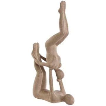 Figurine décorative - HOME ESPRIT - S3054979 - Beige - Multicolore - 21,4 x 8,8 x 40 cm